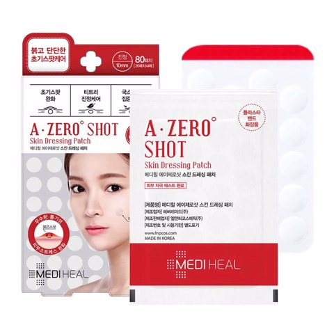 MEDIHEAL A-ZERO SHOT SKIN DRESSING PATCH (4sheets*20pcs)