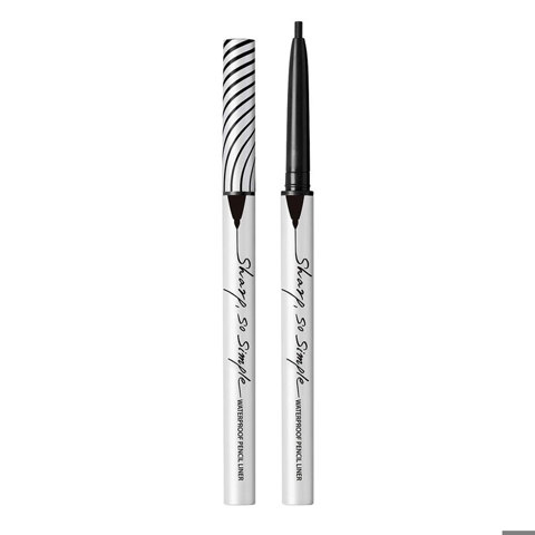 CLIO SHARP SO SIMPLE WATERPROOF PENCIL LINER #01 BLACK (1ea)