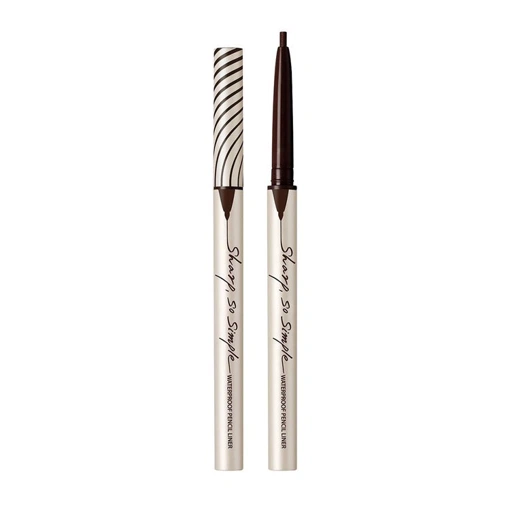 CLIO #02 BROWN 2mm SHARP SO SIMPLE WATERPROOF PENCIL LINER (1ea)