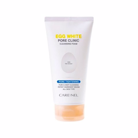 CARE:NEL EGG WHITE PORE CLINIC CLEANSING FOAM (150ml)