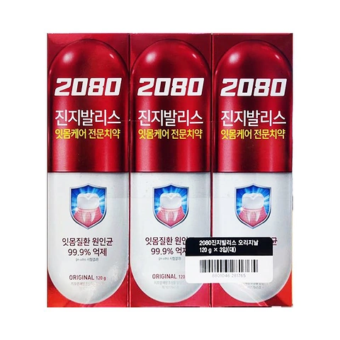 2080 KEY PINK TOOTHPASTE WITH GINKGO (120gr*3ea)