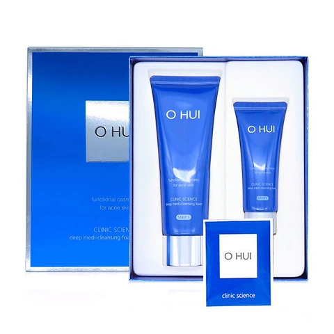 OHUI CLINIC SCIENCE DEEP MEDI-CLEANSING FOAM SPECIAL SET (120ml+40ml)