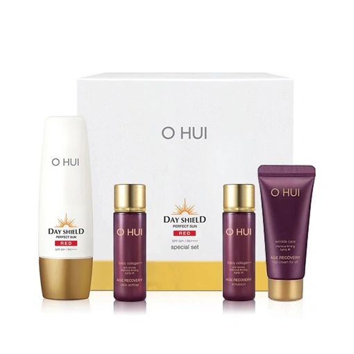 O HUI DAY SHIELD PERFECT SUN CREAM RED + MINIATURES (50ml)