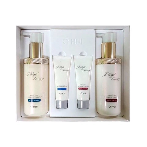 OHUI DELIGHT THERAPY BODY CARE SPECIAL SET 2PCS + MINIATURES (300ml + 300ml)