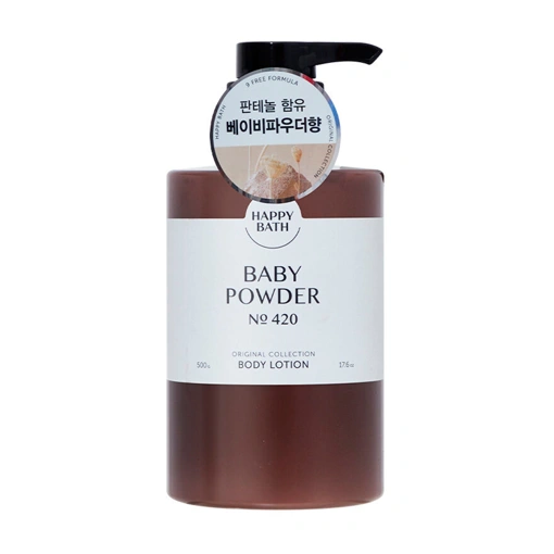 HAPPY BATH ORIGINAL COLLECTION BODY LOTION - BABY POWDER №420 (500gr)