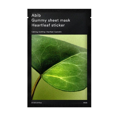 ABIB GUMMY SHEET MASK HEARTLEAF STICKER (27ml * 10ea)