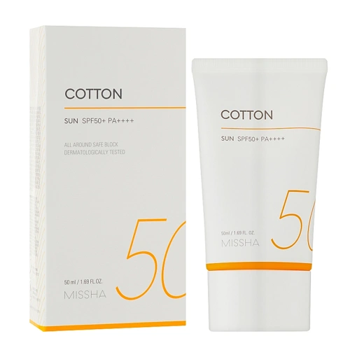 MISSHA ALL AROUND SAFE BLOCK COTTON SUN SPF50+/PA++++ (50ml)