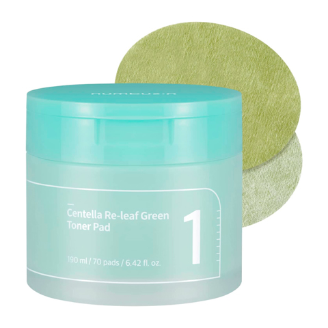 NUMBUZIN NO.1 CENTELLA RE-LEAF GREEN TONER PAD (70ea)