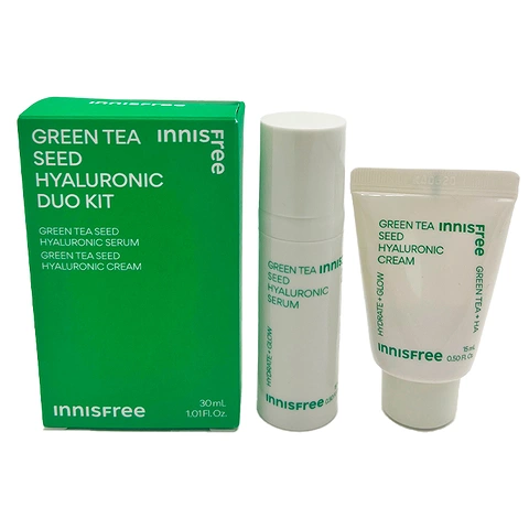 INNISFREE GREEN TEA SEED HYALURONIC DUO KIT (15ml + 15ml)