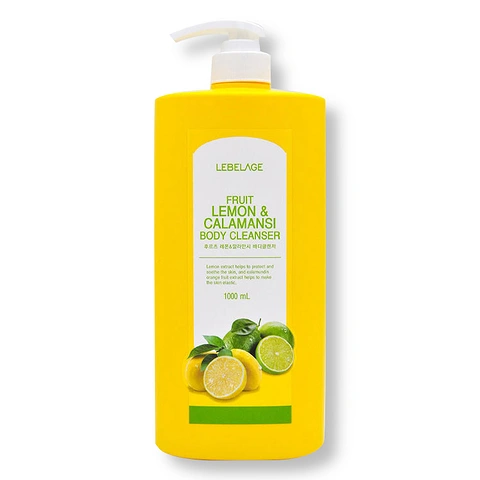 LEBELAGE FRUIT LEMON & CALAMANSI BODY CLEANSER (1000ml)