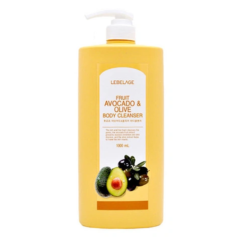LEBELAGE FRUIT AVOCADO & OLIVE BODY CLEANSER (1000ml)