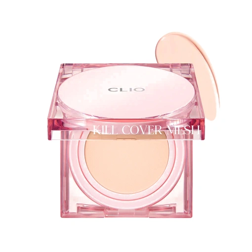 CLIO #02 LINGERIE KILL COVER MESH GLOW CUSHION (+REFILL) SPF50+ PA++++ (15gr + 15gr)