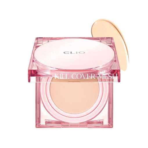 CLIO #03 LINEN KILL COVER MESH GLOW CUSHION (+REFILL) SPF50+ PA++++ (15gr + 15gr)
