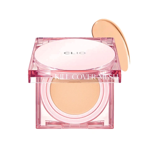 CLIO #04 GINGER KILL COVER MESH GLOW CUSHION (+REFILL) SPF50+ PA++++ (15gr + 15gr)