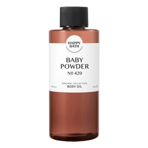HAPPY BATH ORIGINAL COLLECTION BODY OIL #BABY POWDER NO.420 (250ml)