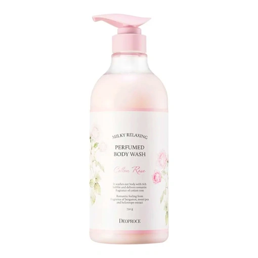 1966 DEOPROCE MILKY RELAXING PERFUMED BODY WASH (COTTON ROSE) (750gr)