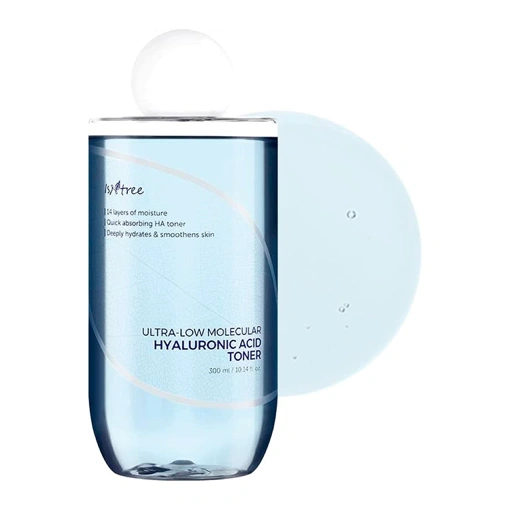 ISNTREE ULTRA-LOW MOLECULAR HYALURONIC ACID TONER (300ml)