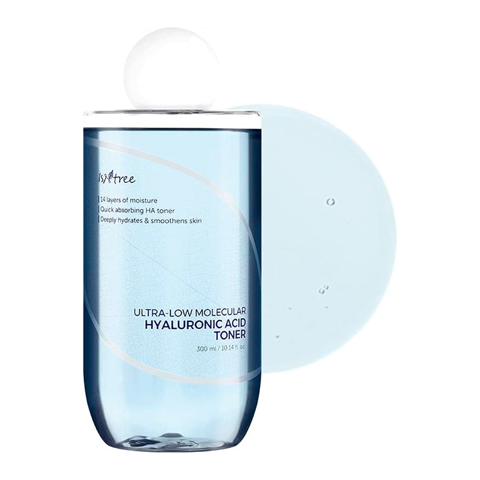 ISNTREE ULTRA-LOW MOLECULAR HYALURONIC ACID TONER (300ml)