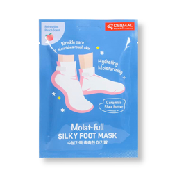 DERMAL MOIST-FULL SILKY FOOT MASK (1 sheet)