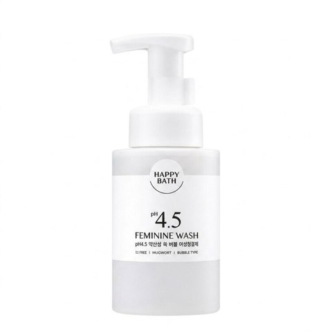 HAPPY BATH PH4.5 MUGWORT BUBBLE TYPE FEMININE WASH (300ml)