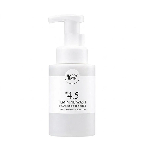 HAPPY BATH PH4.5 MUGWORT BUBBLE TYPE FEMININE WASH (300ml)