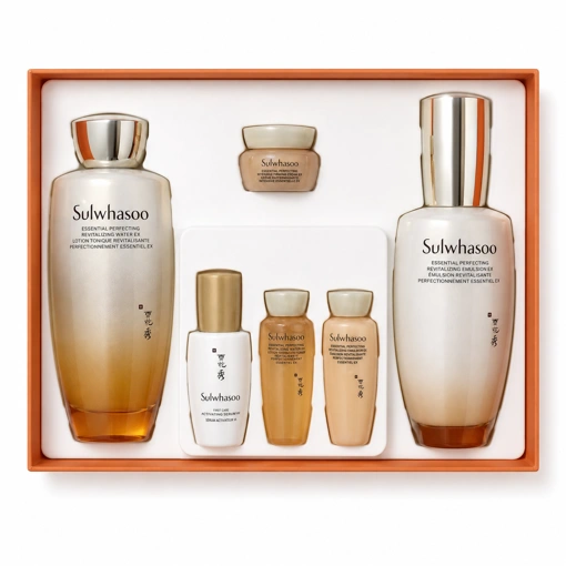 SULWHASOO ESSENTIAL PERFECTING REVITALIZING SET 2PCS + MINIATURES (150ml + 125ml)