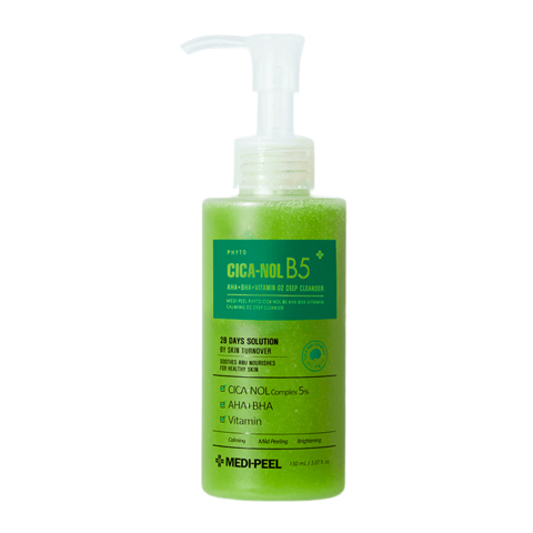 MEDI-PEEL PHYTO CICA-NOL B5 AHA BHA VITAMIN O2 DEEP CLEANSER (150ml)
