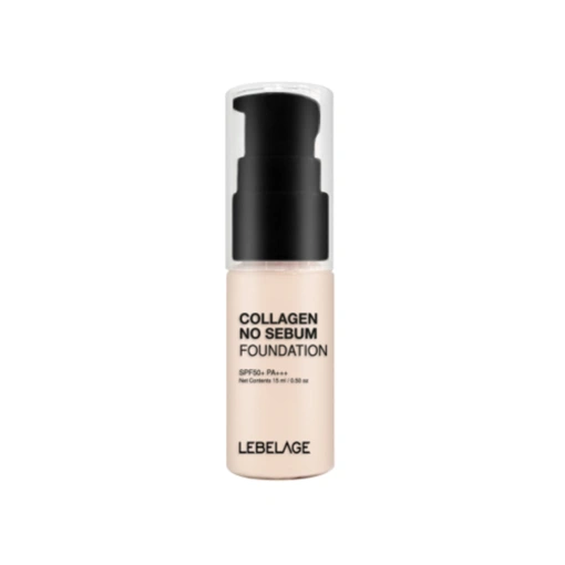 LEBELAGE #13 LIGHT BEIGE COLLAGEN NO SEBUM FOUNDATION SAMPLE POUCH (15ml)