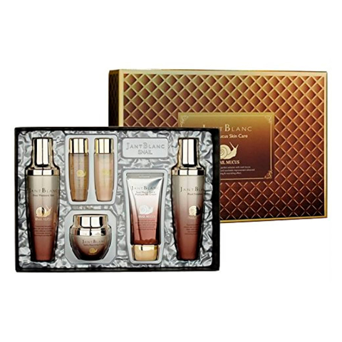 JANT BLANC SNAIL MUCUS SKIN CARE 4-PIECE SET (130ml + 130ml + 50ml + 50ml)