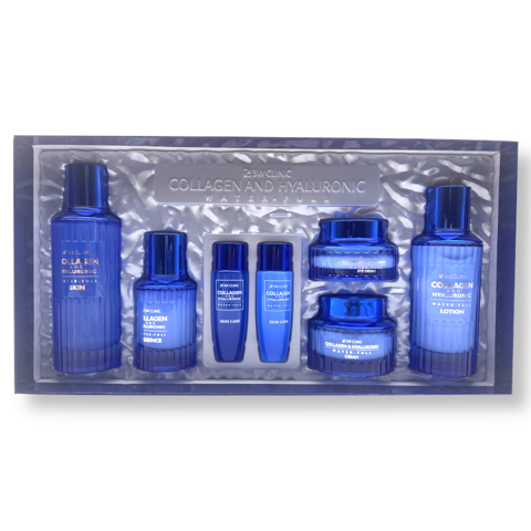 3W CLINIC COLLAGEN & HYALURONIC WATER-FULL SKIN CARE (120ml + 100ml + 45ml + 55gr + 35gr)