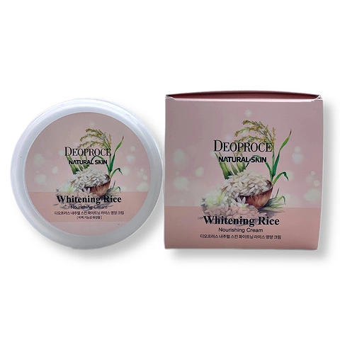 2251 DEOPROCE NATURAL SKIN WHITENING RICE NOURISHING CREAM (100gr)