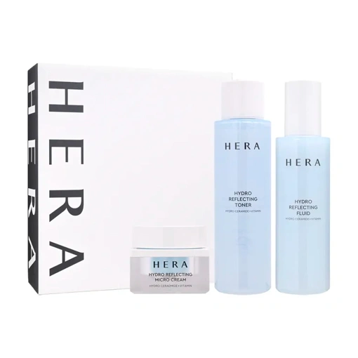 HERA HYDRO REFLECTING MOISTURE GLOW RITUAL 3 STEP SET (170ml + 140ml + 25ml)