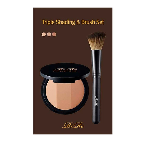 RIRE TRIPLE SHADING & BRUSH SET (9gr + Brush)