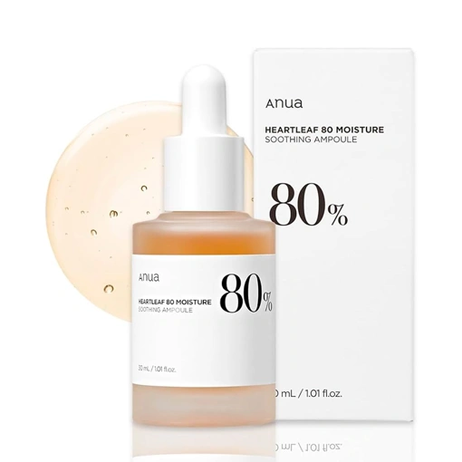 ANUA HEARTLEAF 80% MOISTURE SOOTHING AMPOULE (30ml)