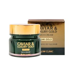 3W CLINIC CAVIAR & LUXURY GOLD RICH CREAM (100gr)