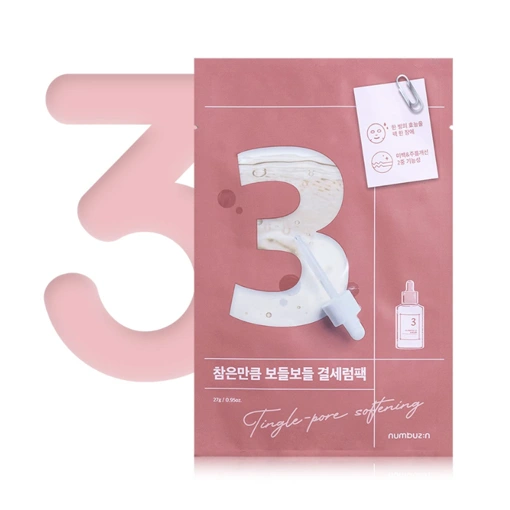 NUMBUZIN TINGLE-PORE SOFTENING SHEET MASK №3 (27gr * 4ea)