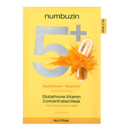 NUMBUZIN NO.5 GLUTATHIONE VITAMIN CONCENTRATED MASK (27ml * 5ea)