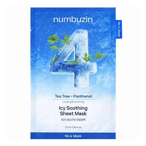 NUMBUZIN NO.4 ICY SOOTHING SHEET MASK (27ml * 5ea)