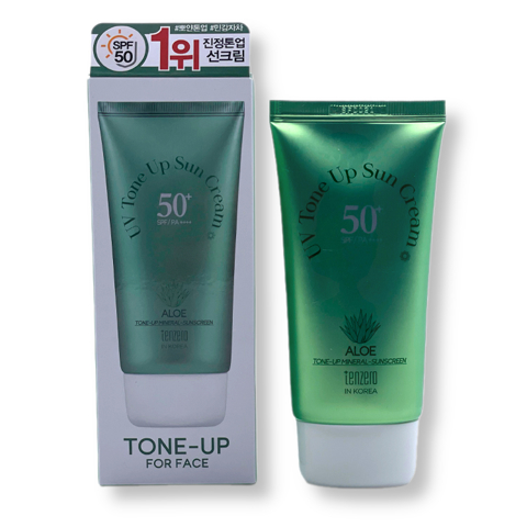 TENZERO ALOE TONE-UP MINERAL SUNSCREEN (70ml)