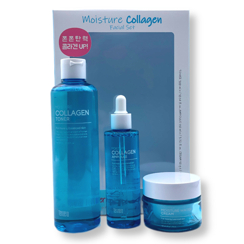 TENZERO MOISTURE COLLAGEN FACIAL SET (300ml + 110ml + 50ml)