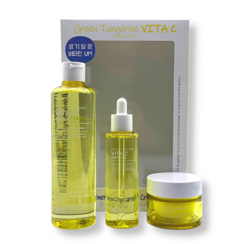 TENZERO GREEN TANGERINE VITA C FACIAL SET (300ml + 110ml + 50ml)