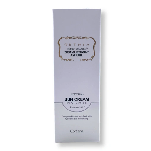 COREANA ORTHIA PERFECT COLLAGEN 28 DAYS INTENSIVE AMPOULE SUN CREAM SPF50+ PA++++ (50gr)