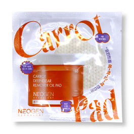 NEOGEN DERMALOGY CARROT DEEP CLEAR REMOVER OIL PAD SAMPLE (1 PAD) (3ml)