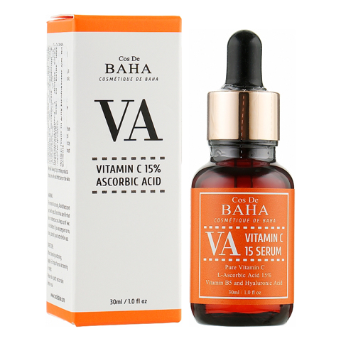 [SALE] COS DE BAHA VA VITAMIN C 15% ASCORBIC ACID SERUM (30ml) [EXP 07/2025]