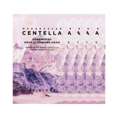 [SALE] SKIN1004 MADAGASCAR CENTELLA POREMIZING DEEP CLEANSING FOAM SAMPLE POUCH (1,5ml * 5ea) [EXP 06/2025]
