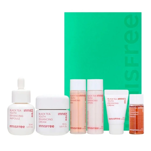 INNISFREE BLACK TEA YOUTH ENHANCING INTENSIVE CARE DUO SET (30ml + 50ml) 
