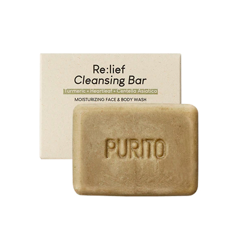 [SALE] PURITO RE:STORE CLEANSING BAR TURMERIC+HEARTLEAF+CENTELLA ASIATICA (100gr) [EXP 04/2025]