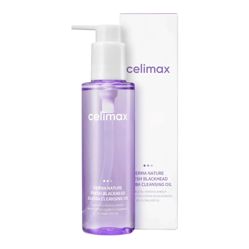 CELIMAX DERMA NATURE FRESH BLACKHEAD JOJOBA CLEANSING OIL (150ml)