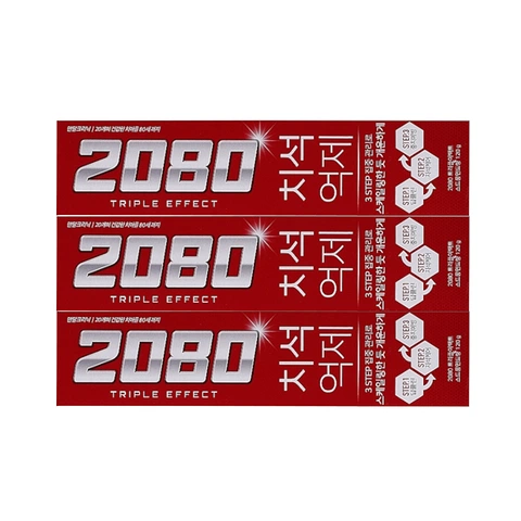 DENTAL CLINIC 2080 STRONG MINT (120gr * 3ea)