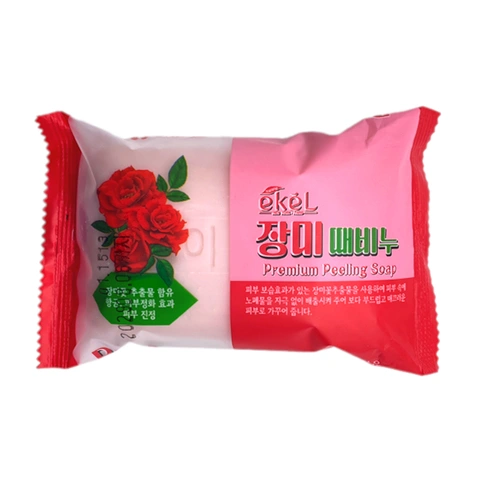 EKEL PREMIUM PEELING SOAP ROSE (150gr)